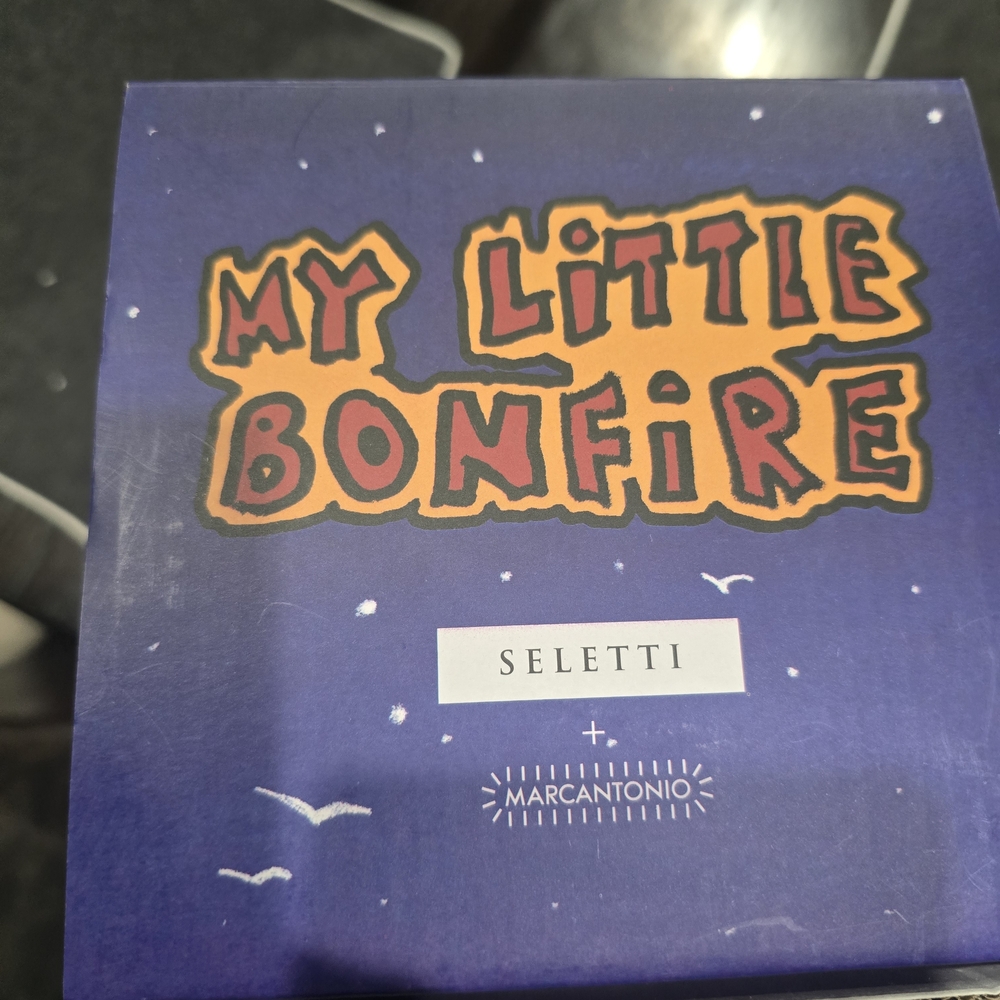 Seletti My Little Bonfire Box in Purple and Orange